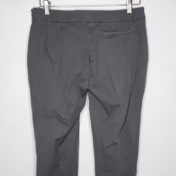 Eileen Fisher Petite Small Gray Slim Ankle‎ Zip Side Zip Women's Pants - Picture 4 of 8